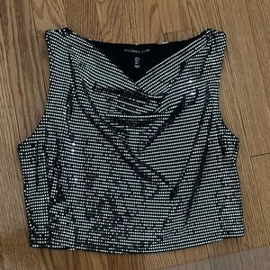 sparkly crop top